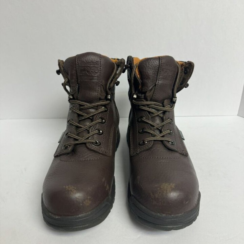 Timberland Pro Womens Titan Alloy Toe Waterproof Boot Brown Size 8.5 M - Picture 3 of 6